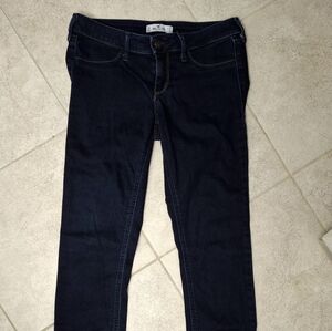 Hollister Women's Deep Indigo Skinny Jeans